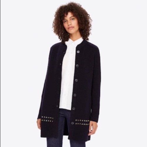 Cappotto maglione Tory Burch Cardigan Harley Navy