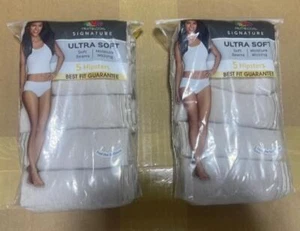 10 PACK Fruit of the Loom Ultra Soft Cotton Blend BEIGE HIPSTERS Size - 6 or 9 - Picture 1 of 2