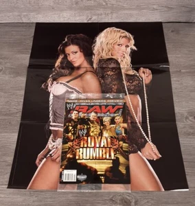 WWE RAW MAGAZINE January 2006 VINCE STEPHANIE & McMAHON FAMILY Cover W/ Poster - Picture 1 of 1