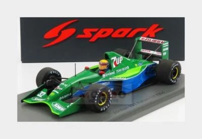 1:43 SPARK Jordan F1 191 Team 7Up #32 Italy Gp 1991 R.Moreno Green Blue S8080 - Immagine 1 di 2