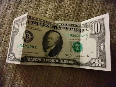 1985 $10 Ten Dollar Bill Vintage Banknote - Image 1 of 4