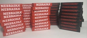 Nebraska Cornhuskers Jenga Table Top Stackers Wooden Blocks Tailgate Game - Picture 1 of 8