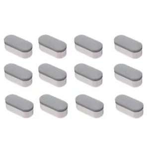 12-Piece Universal Toilet Seat Bumpers Kit 12-long- Strong Adhesive Rubber Pa... - Picture 1 of 5