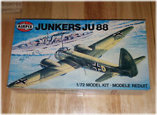 Airfix, Junkers JU 88, WWII German Bomber, 1/72 Scale, Model Kit #03007-0
