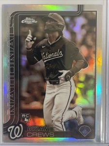 Dylan Crews 2025 Topps Chrome Sepia Refractor #146 Washington Nationals. - Picture 1 of 7