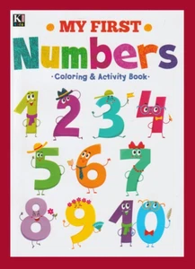 Early Learner's MY FIRST NUMBERS 40-Page Workbook Educational Activities KAPPA - Picture 1 of 9