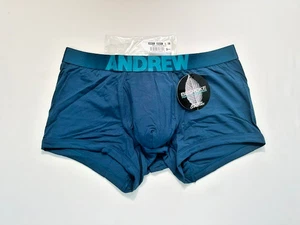 Andrew Christian Size L Modal/Rayon FLY Boxer Briefs - Dark Teal - Roomy Pouch - Picture 1 of 11