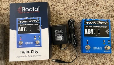 Pedal conmutador amplificador activo Radial Engineering/Twin City Bones ABY Clase-A Foto 1 de 4