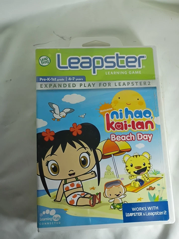 LeapFrog Leapster / Leapster 2 Ni Hao, Kai-Lan Beach Day Learning Game (2009) - Image 1 of 4