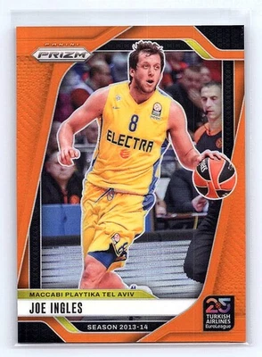 Joe Ingles 2024-25 Panini Prizm EuroLeague #167 Orange Prizms #/49 - Image 1 of 2