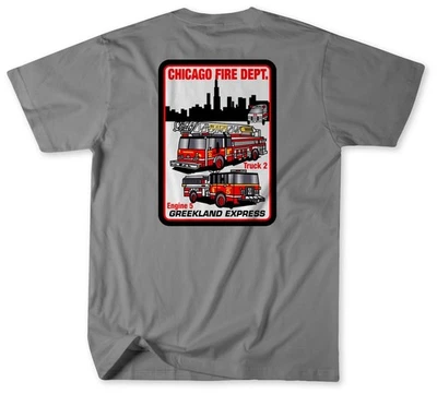 Unofficial Chicago Fire Department Firehouse 5 Shirt v2 - Image 1 of 4