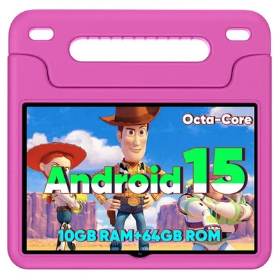 Android 15 Kids Tablet, 2025 Upgraded 10.1 Inch Tablets with Octa-core Proces... - Image 1 of 4