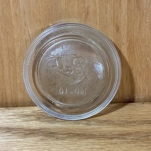 BALL GLASS JAR LIDS LOT OF 4 No. 10 2-1/2" DIAMETER ART DECO (2C) - Picture 1 of 3