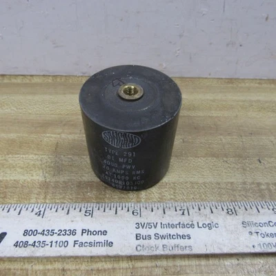 CONDENSADOR TRANSMISOR MICA .01 uF 4KV MICA SANGAMO tipo 291 29140B103J00 B Foto 1 de 4