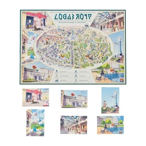 Pokémon LEGENDS Z-A: Map of Lumiose City A2 Poster & 6-Card Postcard Set - Picture 1 of 5