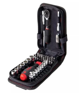 Wiha 44684 40pc 1/4" Ratchet Socket and Driver Bit Set - Picture 1 of 7