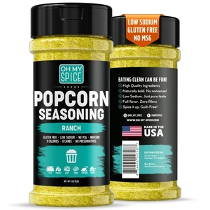 Popcorn Seasoning Ranch Seasoning Powder Mix - Gluten Free & Low Sodium Popco... - Picture 1 of 9