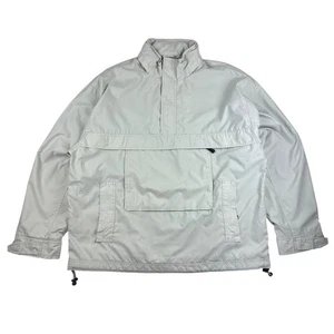 Gap Pullover Jacket Mens XL Vintage Y2K Cream Half Zip Retro - Picture 1 of 13