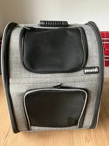 Pecute Hunderucksack 6-10kg, Neuwertig 1x benutzt, faltbar, Br 34x T 28x H 43cm - Bild 1 von 7