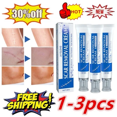 1~3X 30g SCAR REMOVAL CREAM Trauma Skin Repair Scar Remover,Fade Mark Str^uk| - Image 1 of 4
