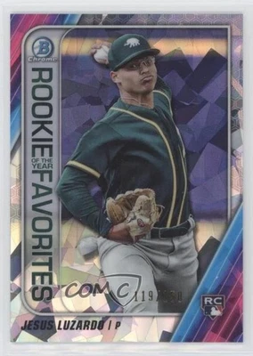 2020 Bowman Atomic Refractor /150 Jesus Luzardo #ROYF-JL RC - Image 1 of 2