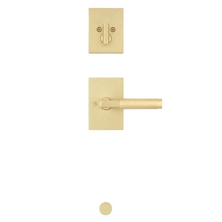 Комплект внутренней отделки с ключом рычага Правы Kwikset 971PVLRCT-4, атласная латунь - Изображение 1 из 1