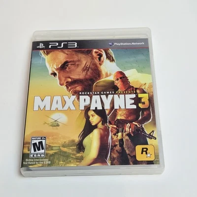 Max Payne 3 Rockstar - PlayStation 3 PS3 - В комплекте с Руководством - Протестировано Работает - Изображение 1 из 4