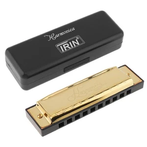 Metal Harmonica 10 Holes 20 Tone Key of C Mouth Organ with Case 1 piece - Picture 1 of 7