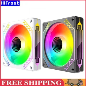 120mm PC Case Fan Useful 5V 3Pin ARGB 4PIN PWM Chassis Fans for Desktop Computer - Afbeelding 1 van 14