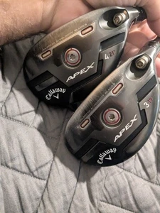 Right Callaway Apex 21 hybrid set.3,4.19,21. recoil dart 75h f2 senior - Picture 1 of 9