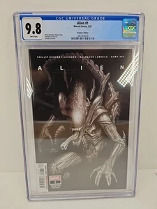 Alien 1 cgc 9.8 Marvel 2021 Premiere Edition Variante copertina BIANCO pgs film (C) - Foto 1 di 3