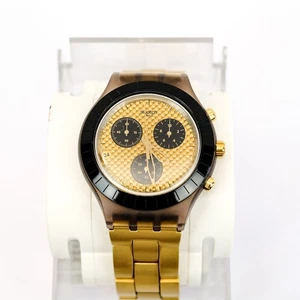 Swatch Irony Diaphane Chrono 2012 - SVCM4010AG - Desert Sands - NUOVO  - Imagen 1 de 2