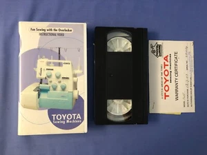 Toyota Sewing Machines - Fun Sewing With The Overlocker Instructional Video VHS - Picture 1 of 9