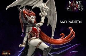 Lady Darkryss - Wargames - 9th age - d&d - tabletop gaming - Imagen 1 de 2