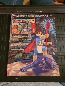 Quest 64 Video Game Print Ad 1998 8x11 Great To Frame  - Picture 1 of 1