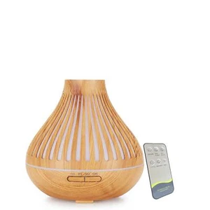 Essential Oil Aroma Diffuser and Remote - 500ml Flat Top Wood Mist Humidifier - Picture 1 of 11