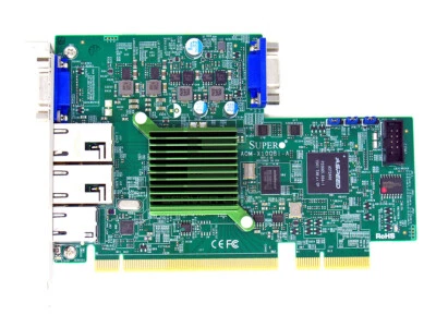 Дополнительный модуль AOM-X10QBI-A SUPERMICRO поддерживает 1x VGA, два порта 10 ГБase-T X540 - Изображение 1 из 4