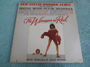 THE WOMAN IN RED 1984 SOUNDTRACK LP RECORD ALBUM CUTOUT STEVIE WONDER MOTOWN - Picture 1 of 16