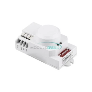 Interruttore sensore radar microonde AC 85V-250V 5,8GHz 9*4.1*3.9cm TDL-1918 - Foto 1 di 10