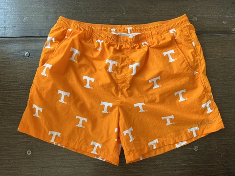 Tennessee Vols x Columbia PFG Omni-Shade Swimming Trunks Men’s XL Orange Shorts Cover
