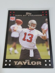ZAC TAYLOR 2007 Topps #299.  BUCS