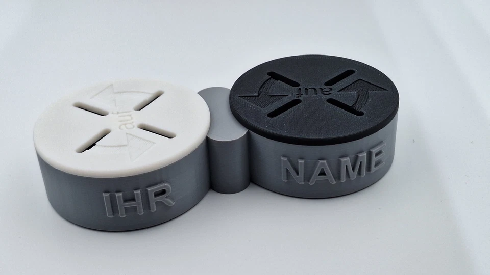 Spender für Schusspflaster  20 mm, nachfüllbar, personalisierbar - Bild 1 von 4