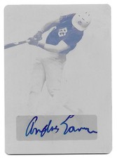 ANDRE TARVER 1/1 AUTO 2018 LEAF PERFECT GAME PRINT PLATE AUTOGRAPH CHIPOLA