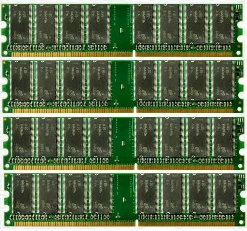 4GB (4x 1GB) Desktop Ram Memory Dell Dimension 4600 ( major brand) Tested 184pin - Image 1 of 1