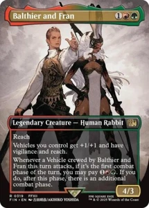 1x Balthier und Fran Borderless Foil (Final Fantasy) - Bild 1 von 1