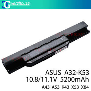 Laptop Battery For ASUS K54C X54H X54HR X54HY X54L X54LY A32-K53 A41-K53 series