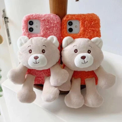 Fur Case Fluffy Soft Lovely Cover Ladies Gift For iPhone 11 12 13 Pro Max XR XS - Image 1 of 4