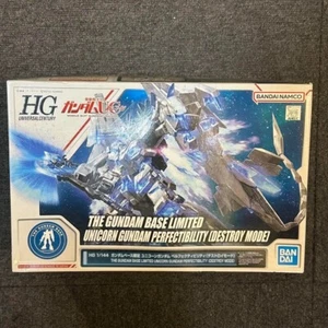HG 1/144 Unicorn Gundam Perfectibility Destroy Mode Gundam Base Limited Kit Jp - Picture 1 of 3