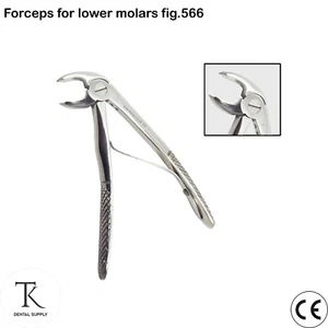 Dental Instrumente Chirurgische Kinder Zahnextraktionszange Untere Backenzähne # 566 - Bild 1 von 4