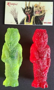 Krampus Figure Lot Cryptocurium Hand Casted Resin Sculptures Limited Edition - Picture 1 of 3